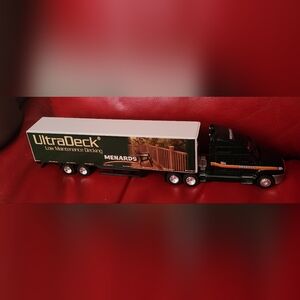 Menards Freightliner Truck and Trailer with UltraDeck Billboard Christmas Promo